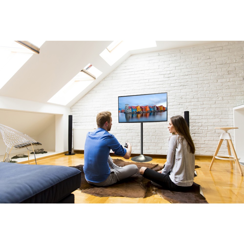 Techly TV LED/LCD Standfuß rund, 13-27