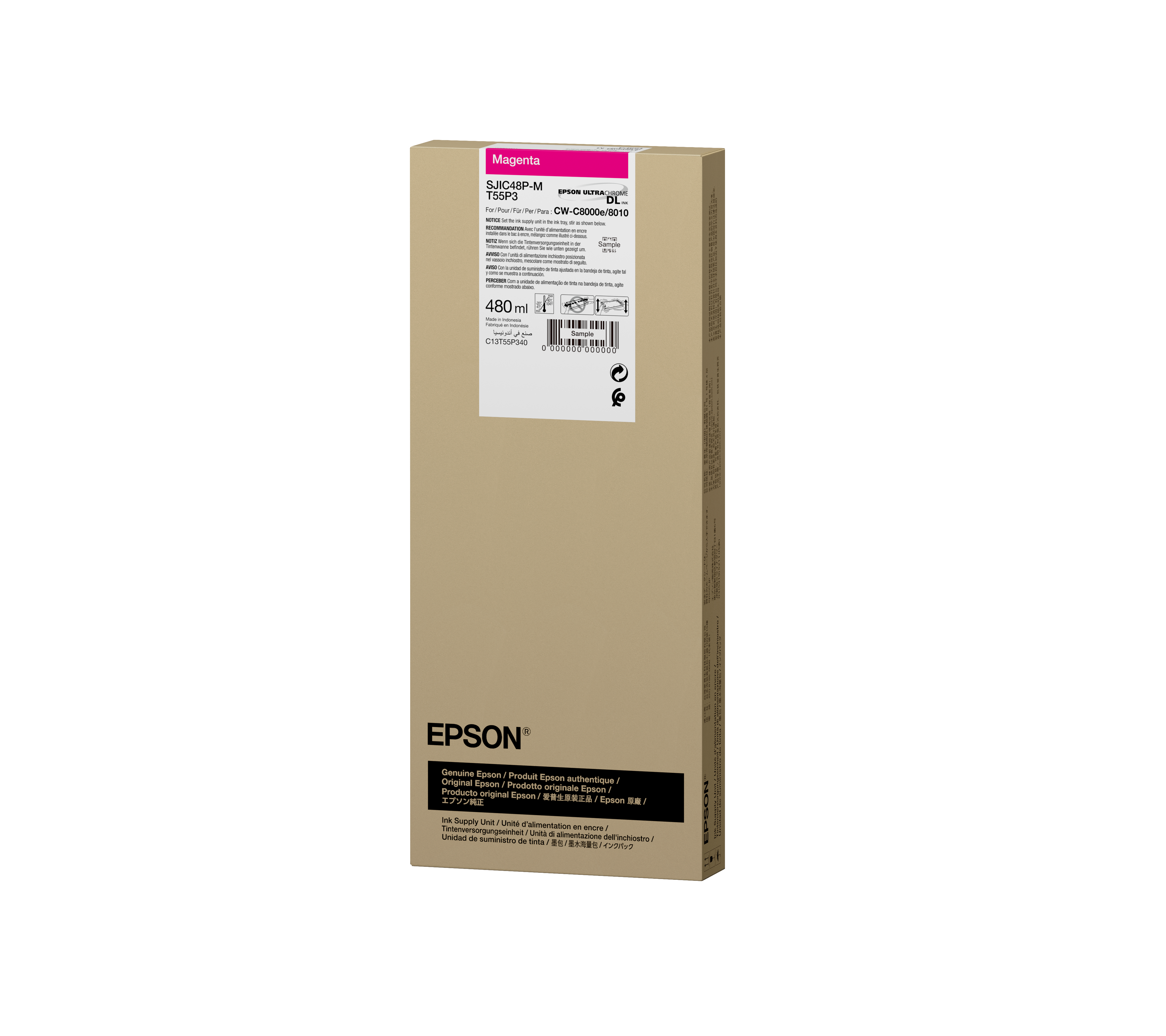SJIC48P-M INK CARTRIDGE FOR CW C8000E MAGENTA