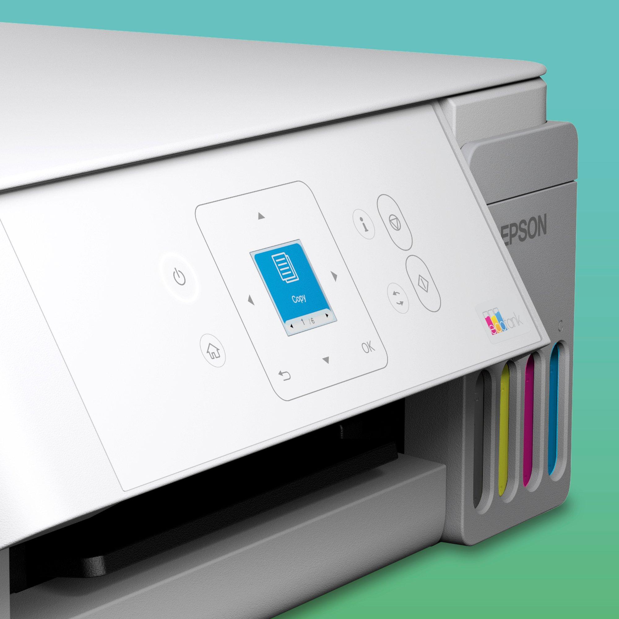 EPSON EcoTank ET-2926 3 in 1 Tintenstrahl-Multifunktionsdrucker weiß