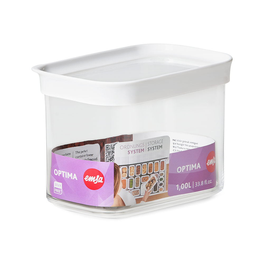 emsa Vorratsdose OPTIMA 11,9 cm hoch transparent 1,0 l, 1 St.