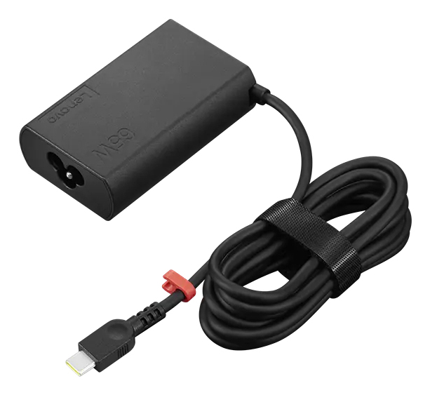 LENOVO USB-C power adapter AC 100-240 V 65Watt black