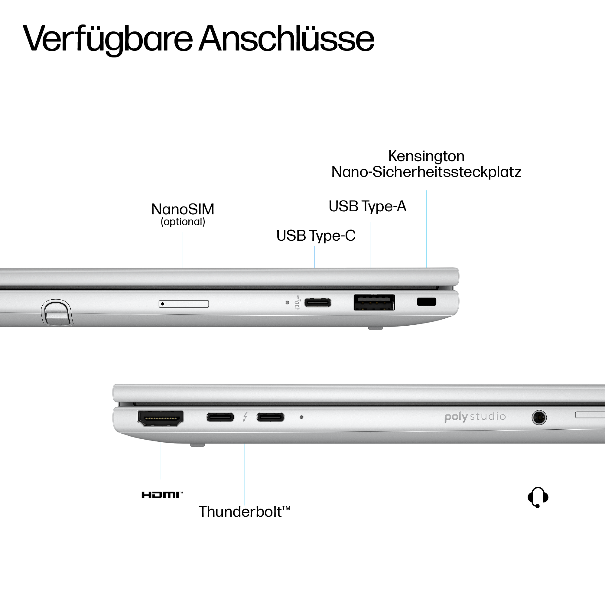 HP EliteBook 8 FLIP G1i Intel Core Ultra 5 225U 33,7cm 13,3Zoll WUXGA 16GB 512GB/SSD W11P SmartBuy 3J Gar (DE)