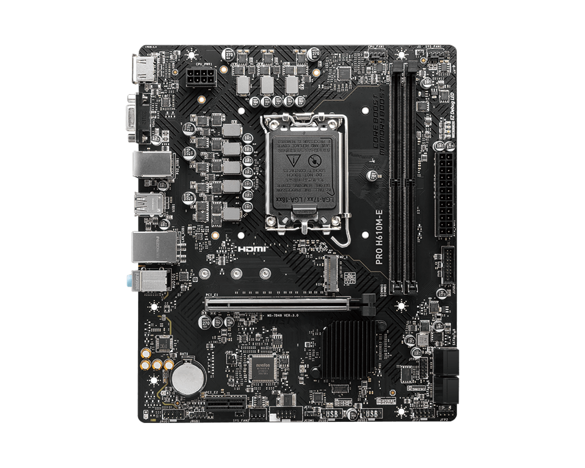 PRO H610M-E, Mainboard