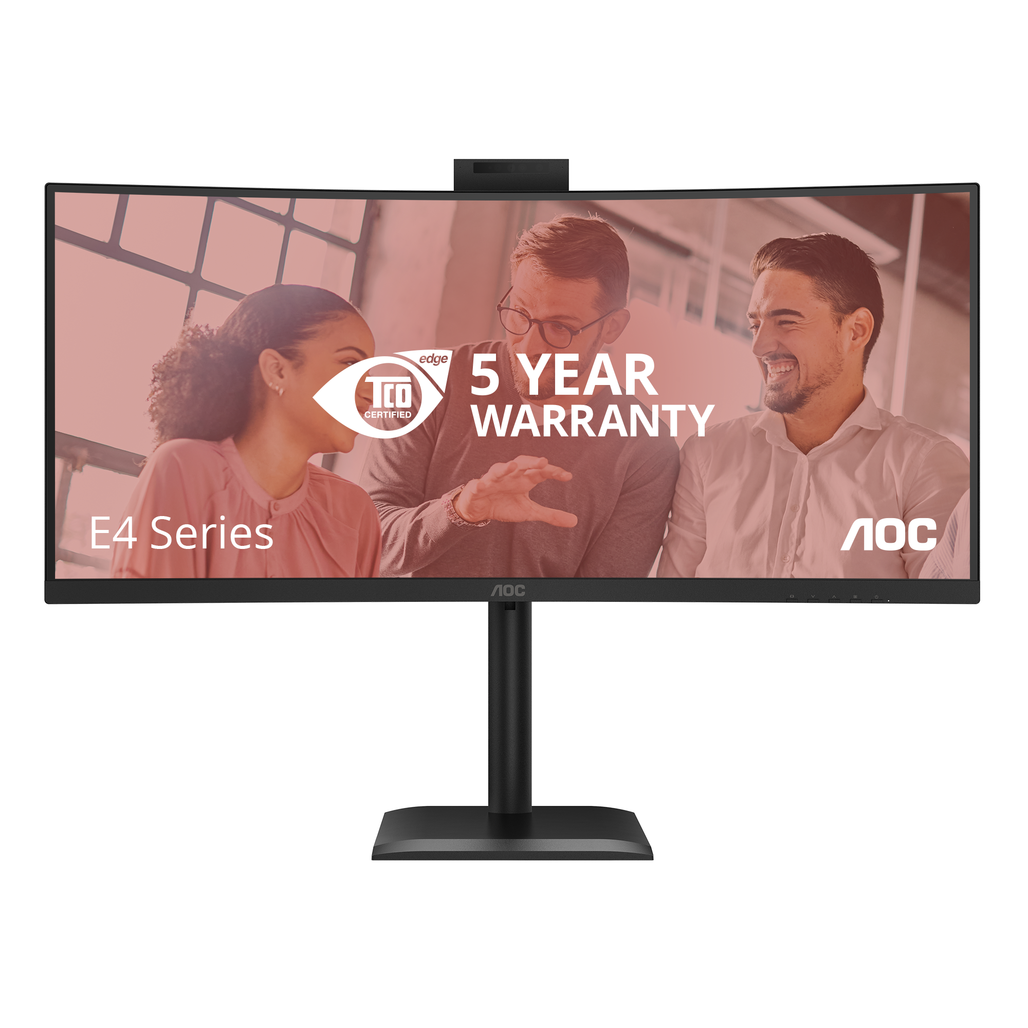 AOC 86,3cm (34) CU34E4CW 21:09 2xHDMI+DP+USB-C+Webc.Curv.