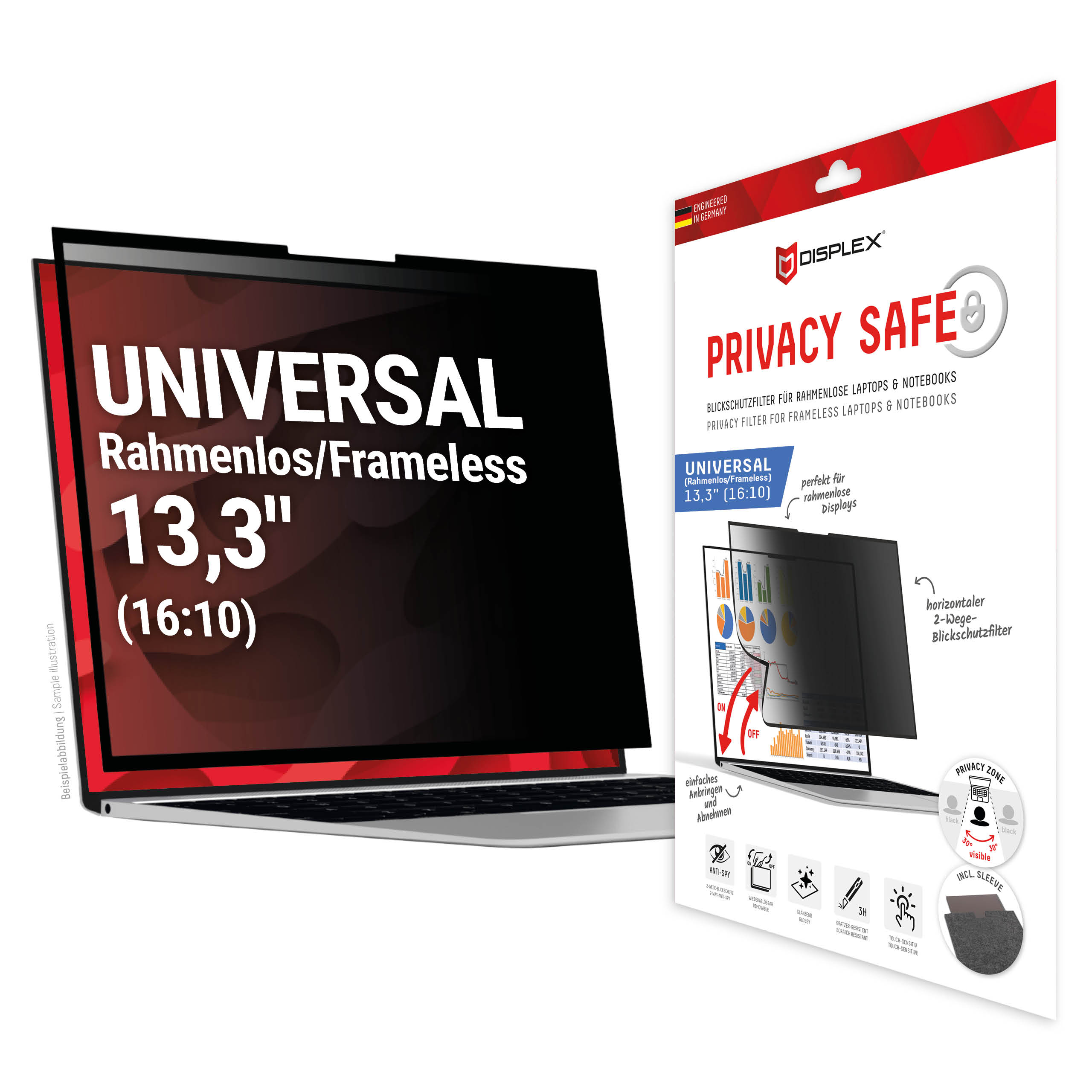 DISPLEX PRIVACY SAFE UNI (RANDLOS) 13.3 16:10