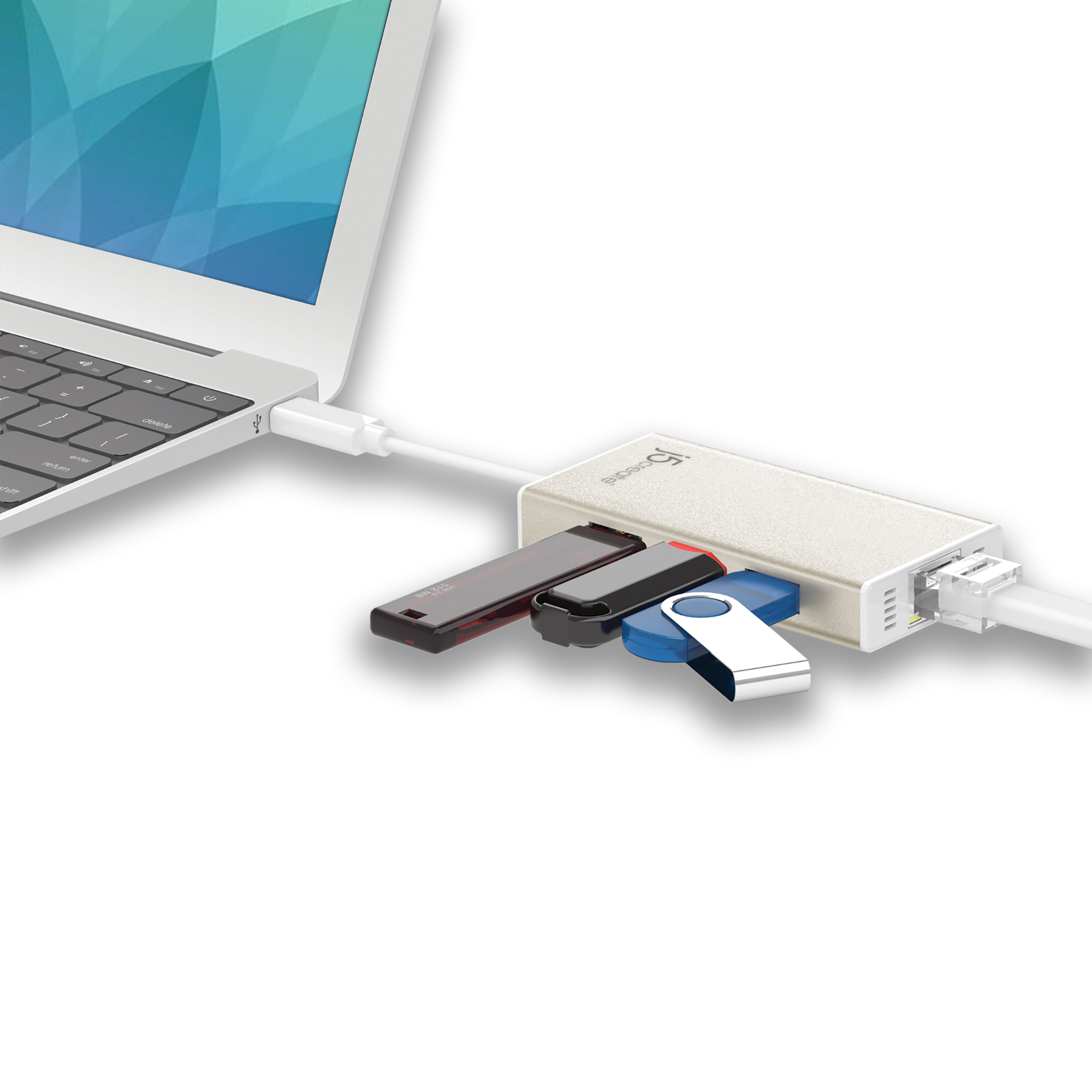 USB-C MULTI-ADAPTER GIGABIT ETHERNET / USB 3.1 HUB