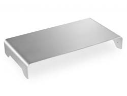 ALUMINIUM MONITOR RISER SLIM ALUMINIUM RISER SILVER
