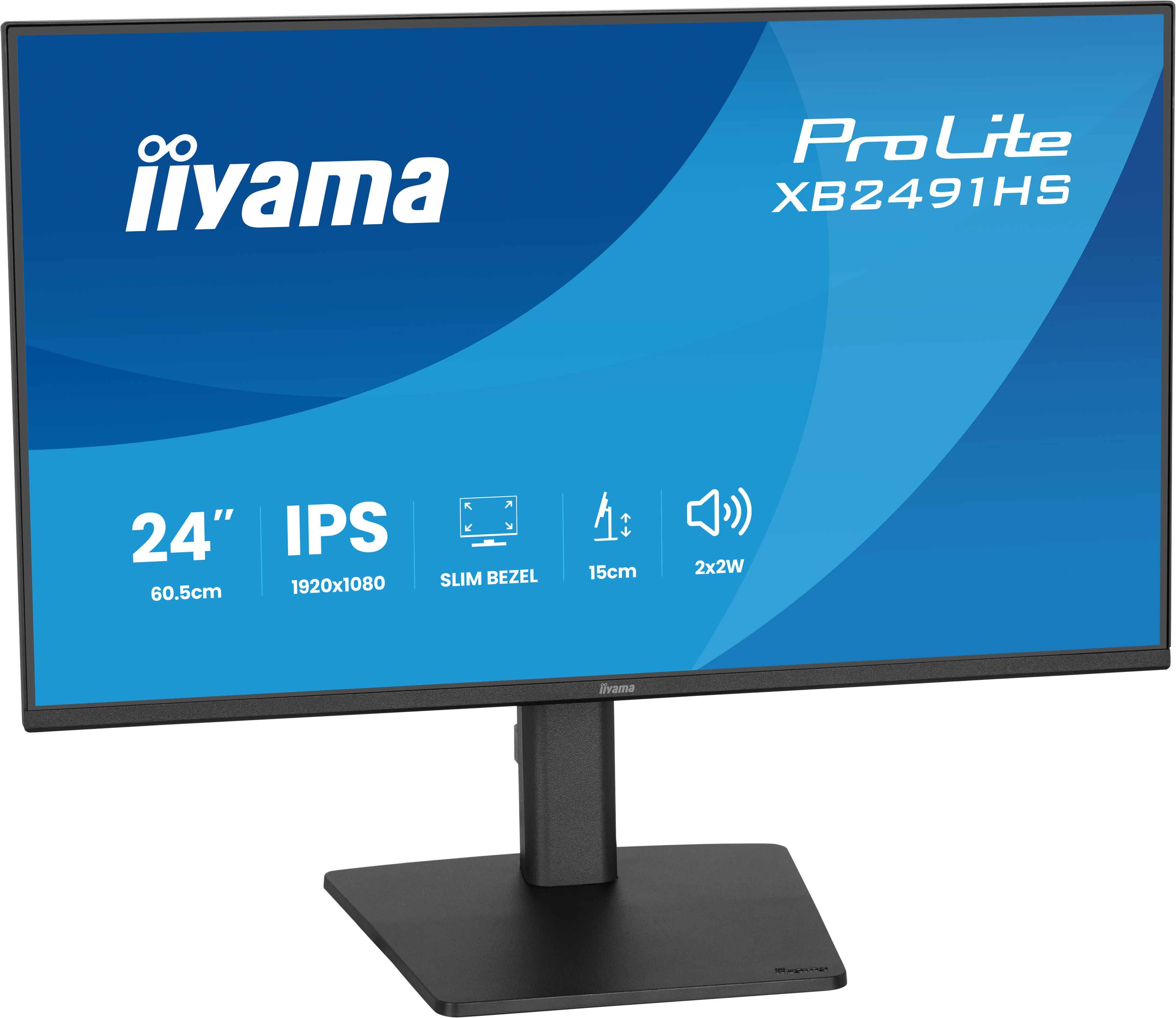 IIYAMA 60,5cm (23,8) XB2491HS-B1 16:9 HDMI+DP IPS Speaker