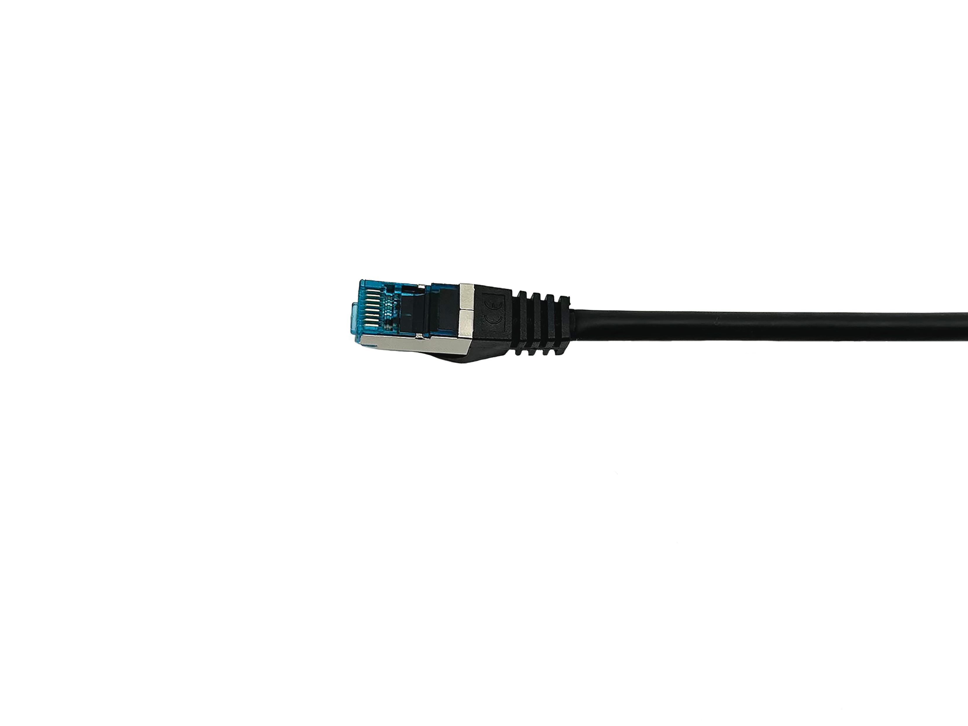 Equip Patchkabel Cat6A wink.S/FTP 2xRJ45 0.50m schwarz LSZH Polybeutel