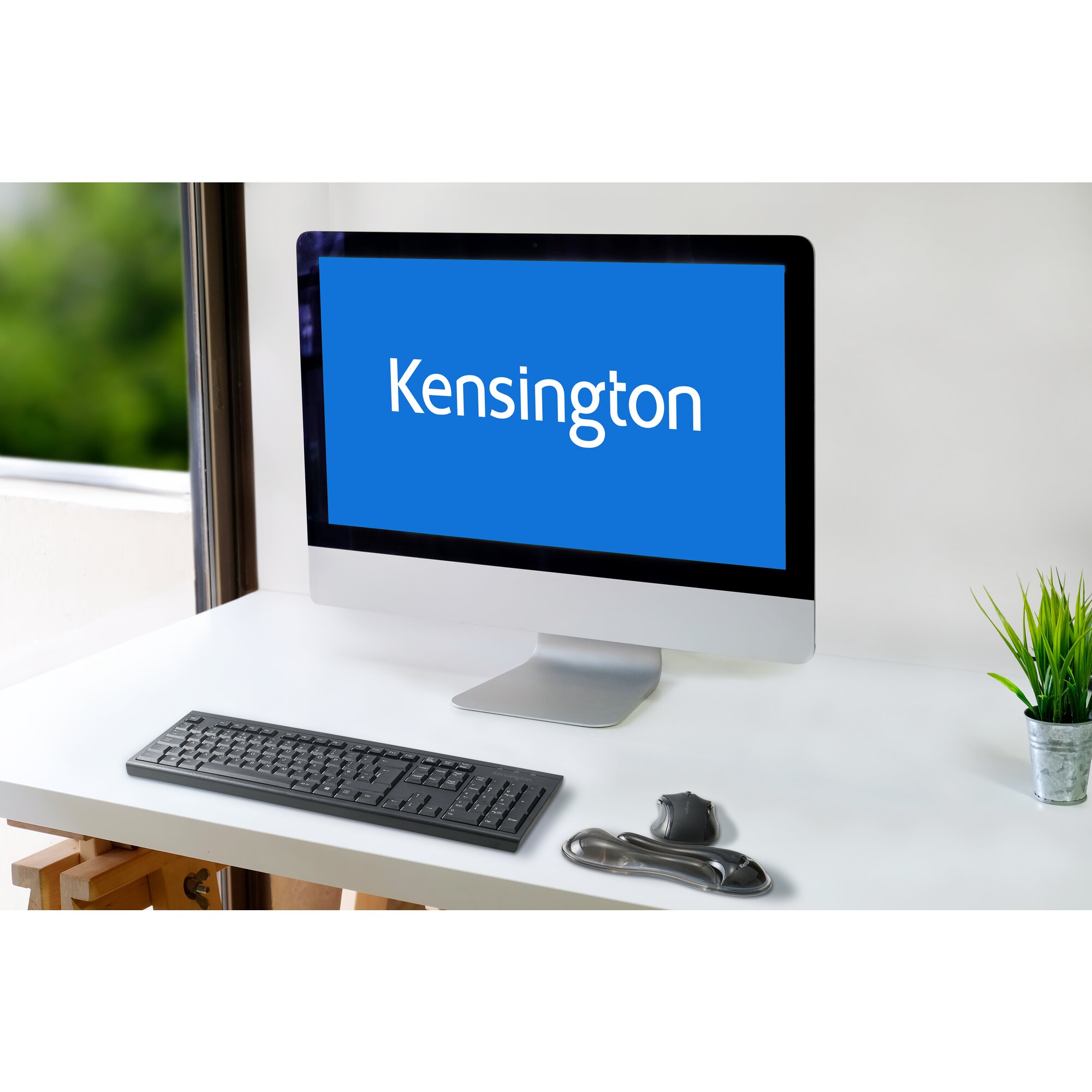Kensington Handballenauflage Slim Duo Gel für Maus grau
