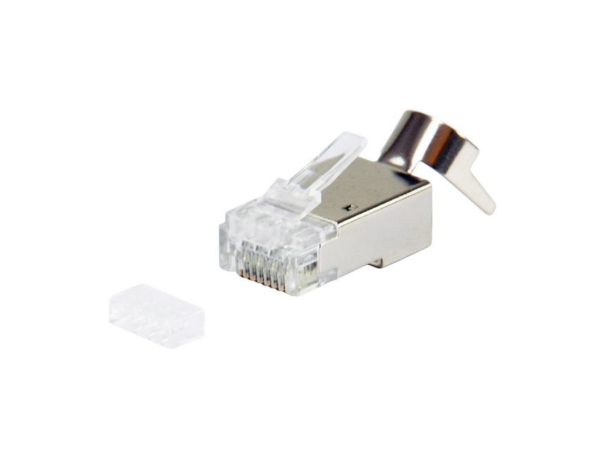 Equip Stecker Cat8.1 geschirmt RJ45 50Stk silber