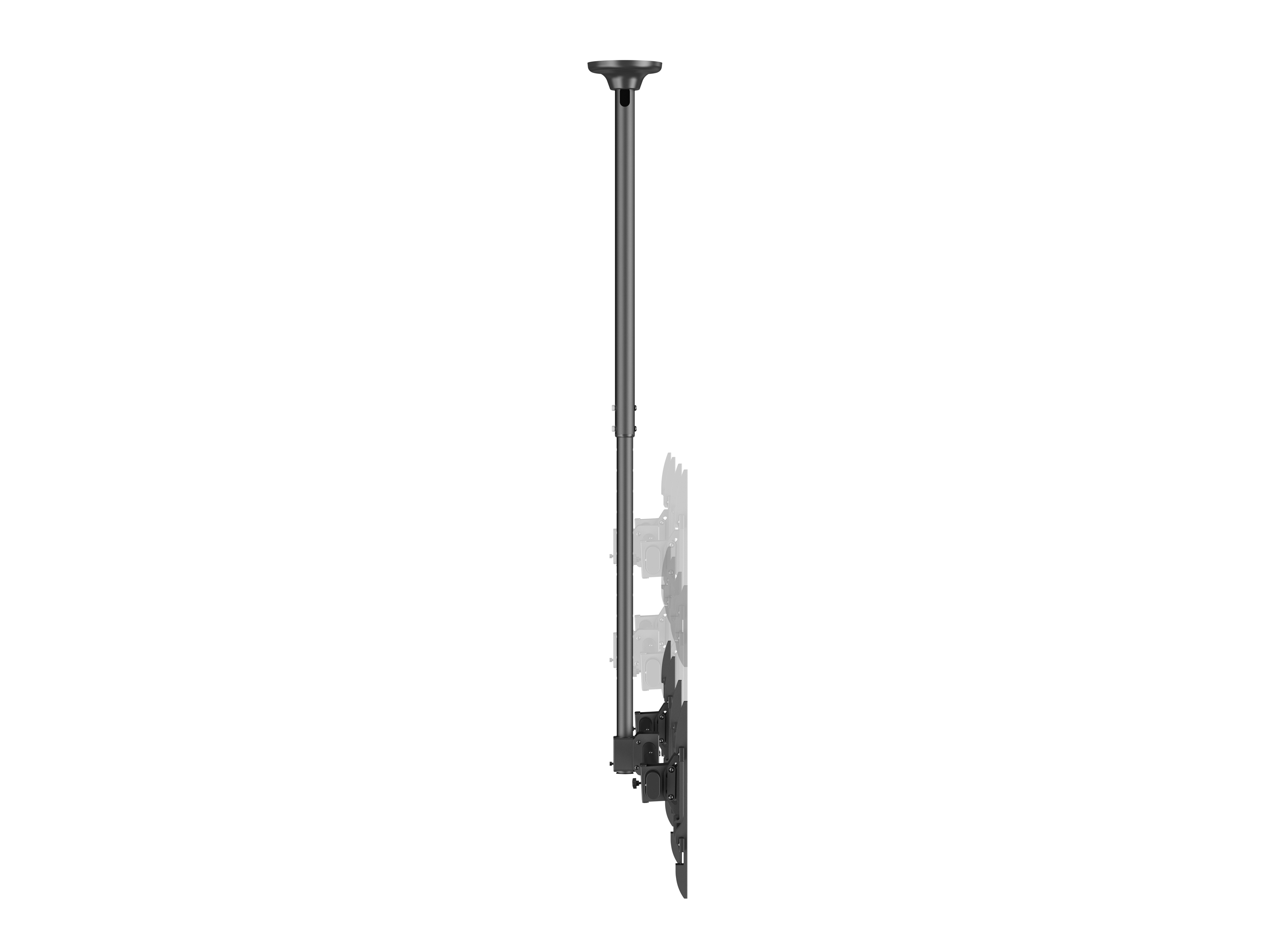 Equip Deckenhalterung 32-60/2TFT 40Kg Manu Dual-Screen sw lite Retail