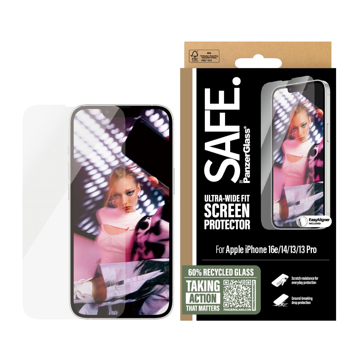 SAFE BY PANZERGLASS SCREEN PROTECTOR IPHONE SE (2025)/14/13