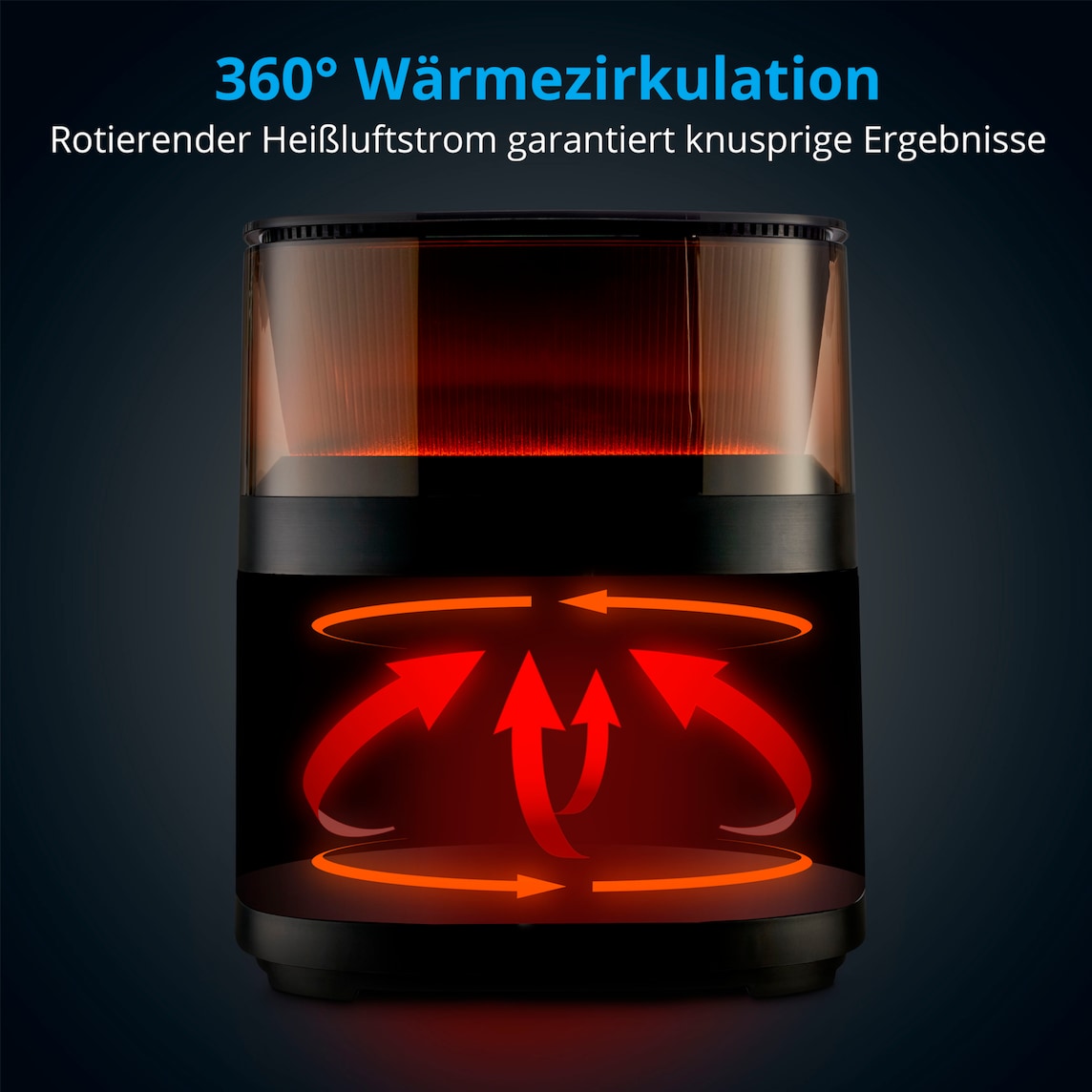 Heißluftfritteuse Life X10 MD11780 XL