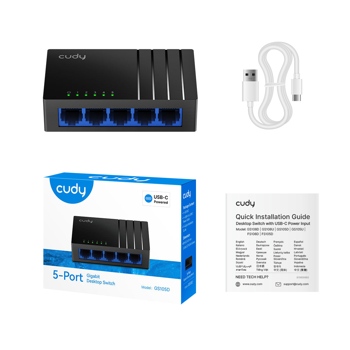 Cudy 5-Port Gigabit Switch