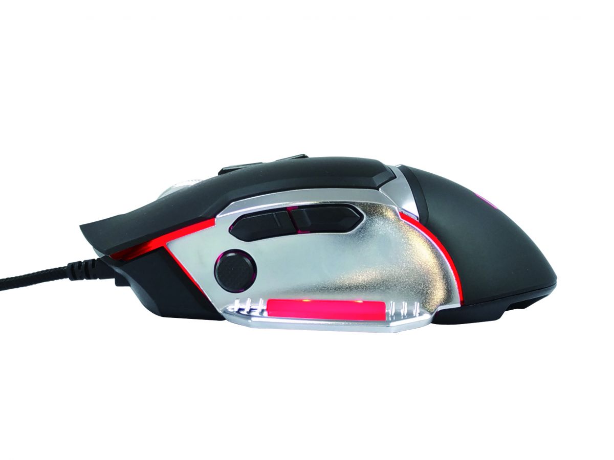 CONCEPTRONIC Gaming Maus USB/4000DPI/IC/8Buttons 1.60m sw