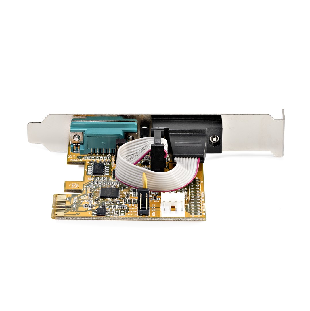 STARTECH.COM 2 Port PCI Express Serielle Schnittstellenkarte PCIe auf RS232 Karte Serielle Adapter Karte / Erweiterungskarte COM Ret