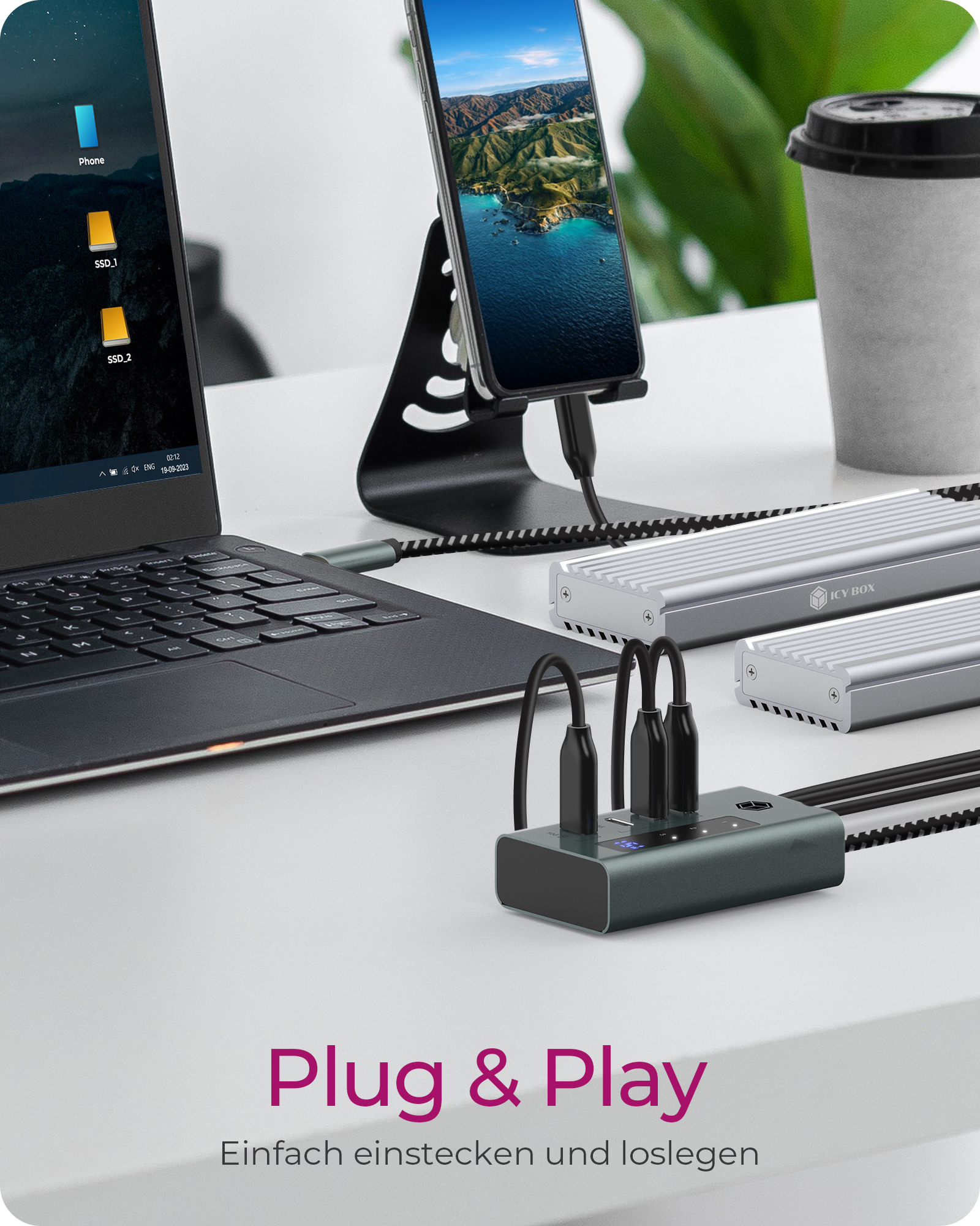 IB-HUB1454-C31, USB-Hub