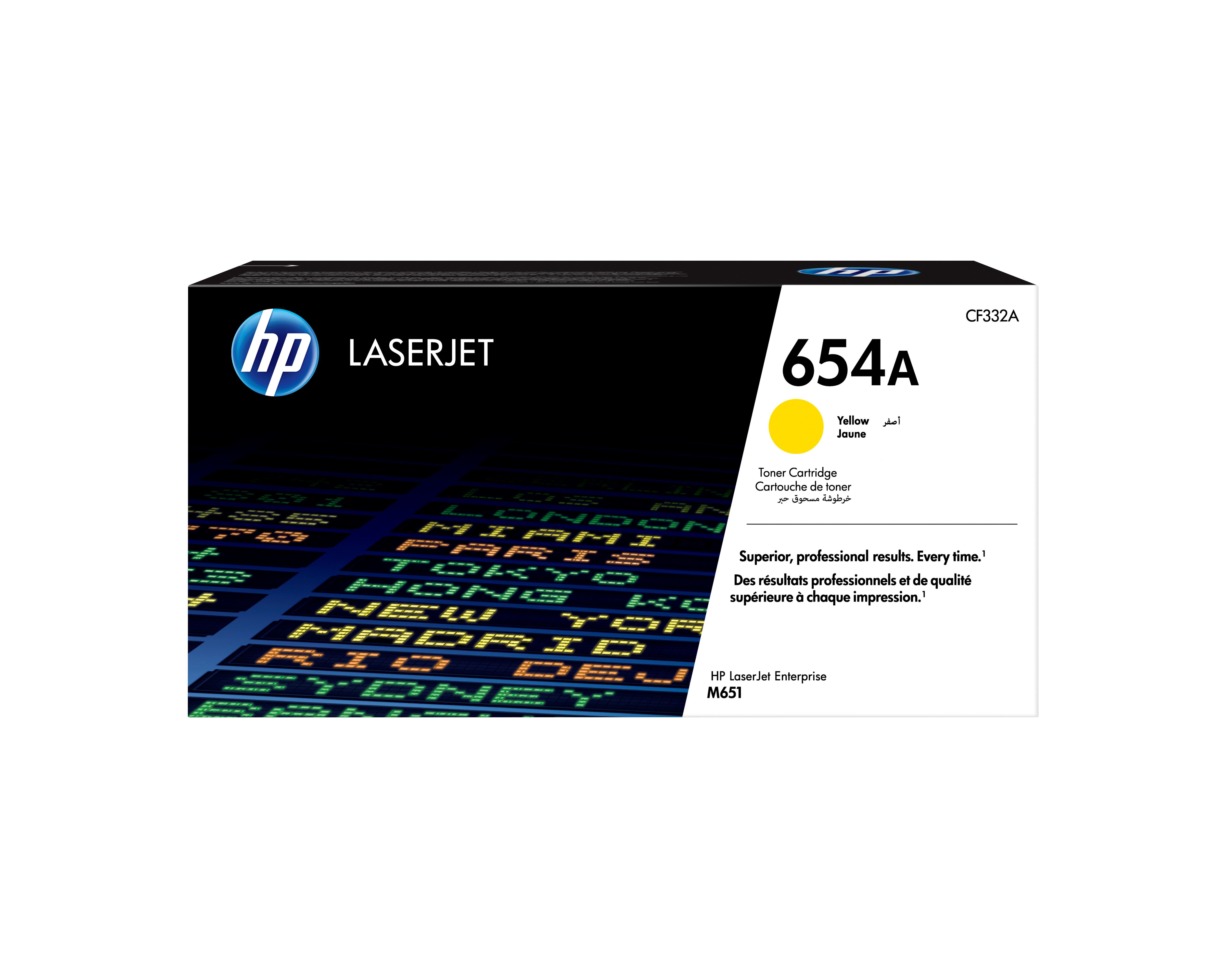 HP 654A (CF332A) gelb Tonerkartusche
