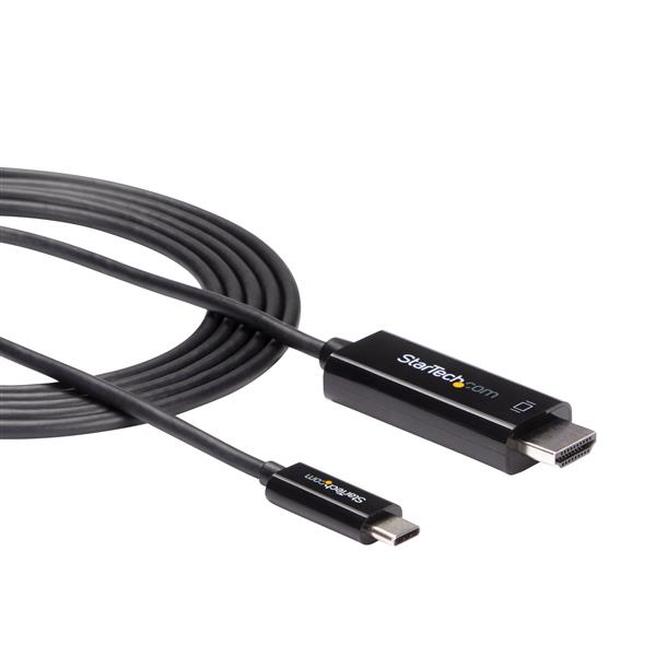 STARTECH.COM 2m 6ft. USB-C to HDMI Cable - 4K at 60 Hz - Black