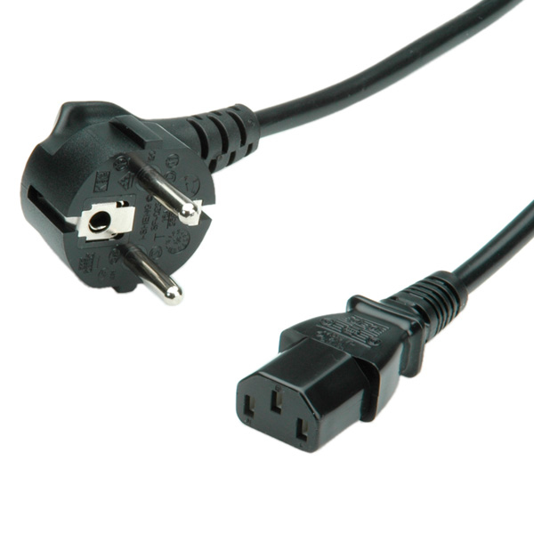 NETZKBL GERADE IEC-BU 1 8M SW. 60CM BLACK