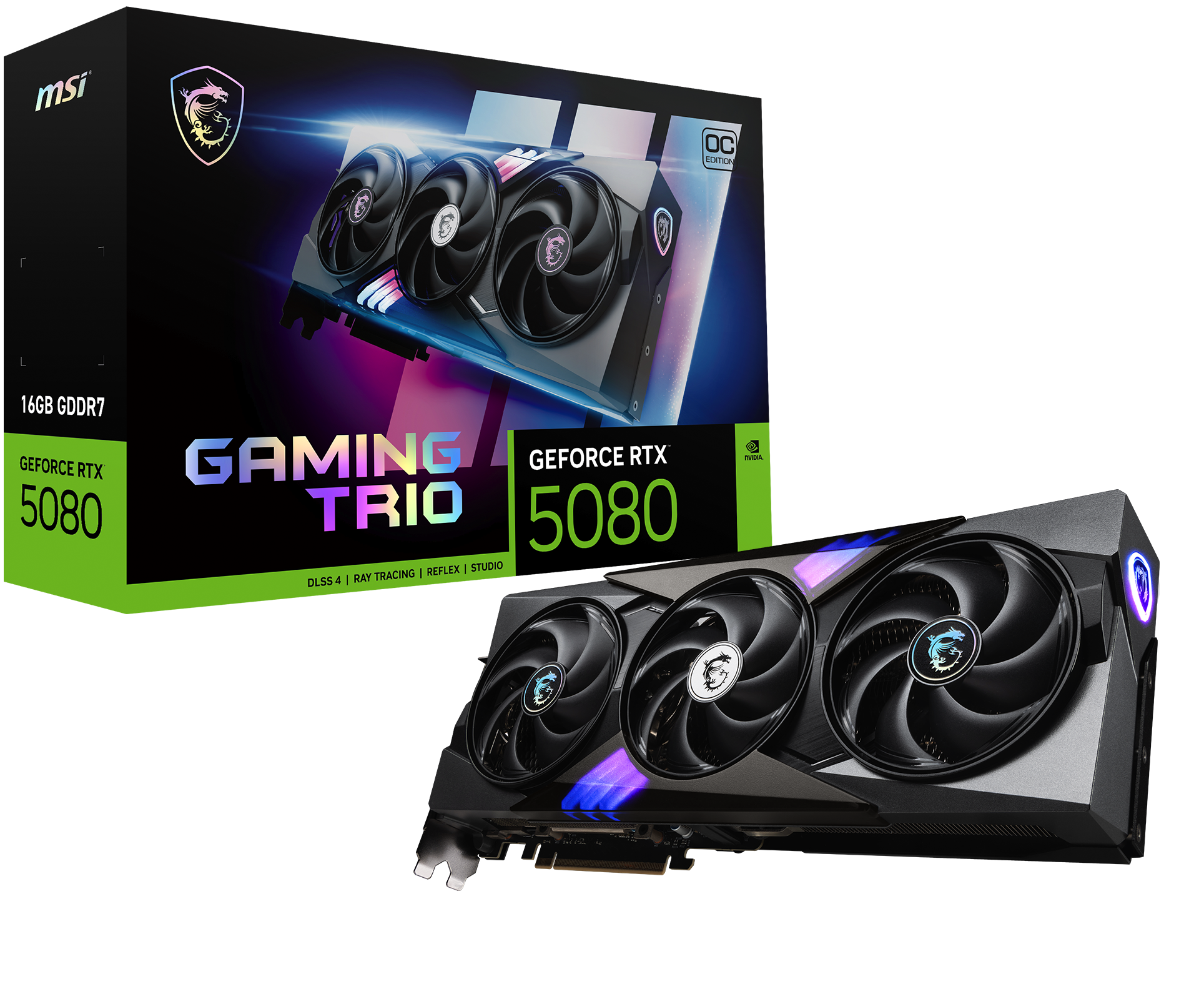 GeForce RTX 5080 GAMING TRIO OC, Grafikkarte