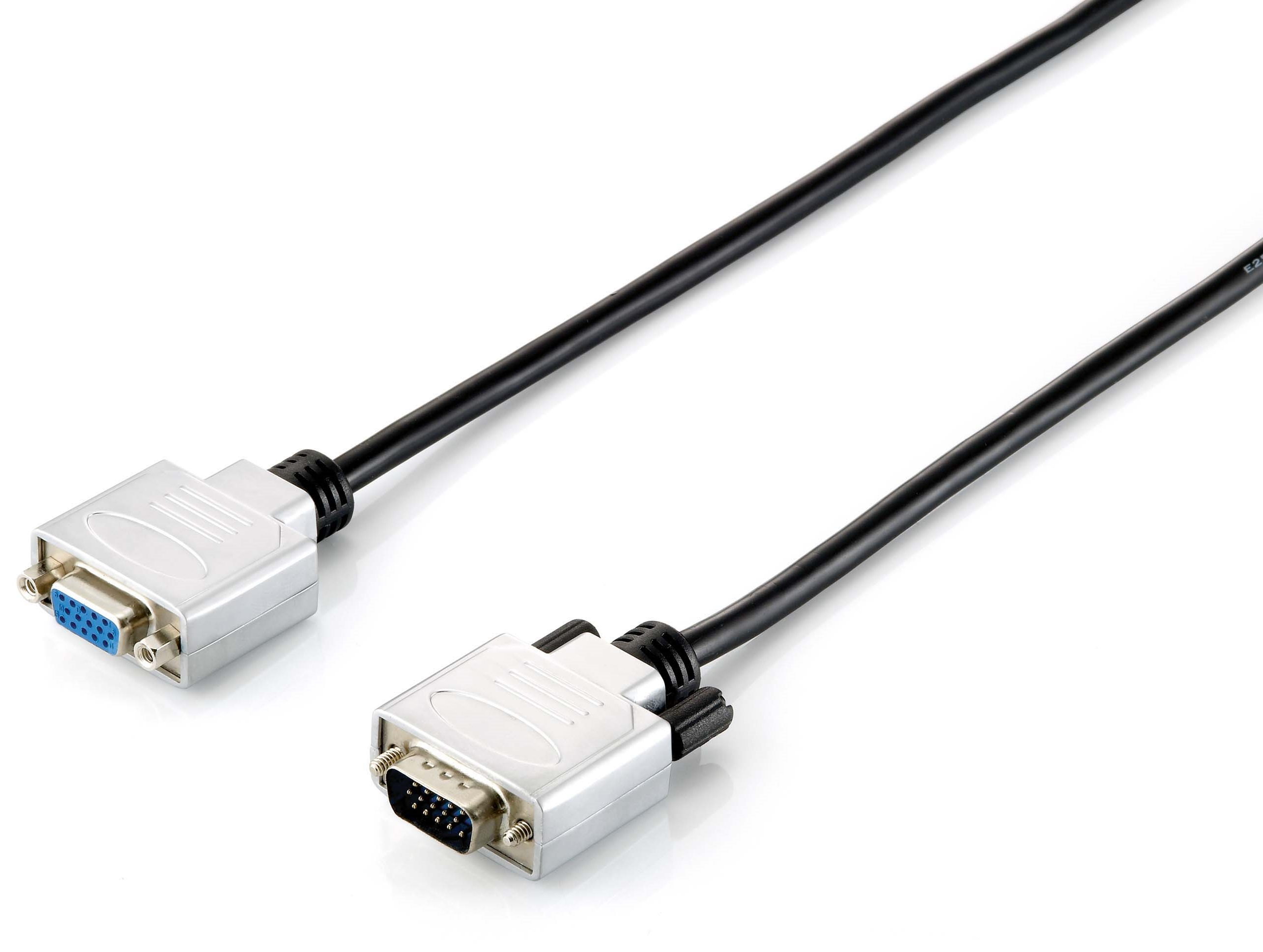 Equip VGA Kabel 1920x1080/60Hz Erweit. St/Bu 1.80m schwarz Polybeutel
