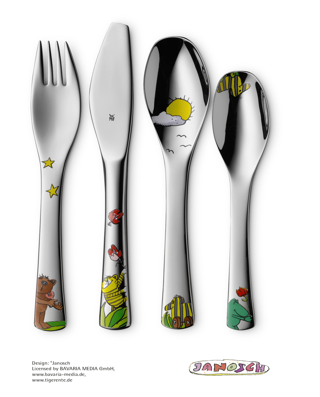 WMF Kindergeschirr-Set Janosch weiß 6-tlg., 1 Set