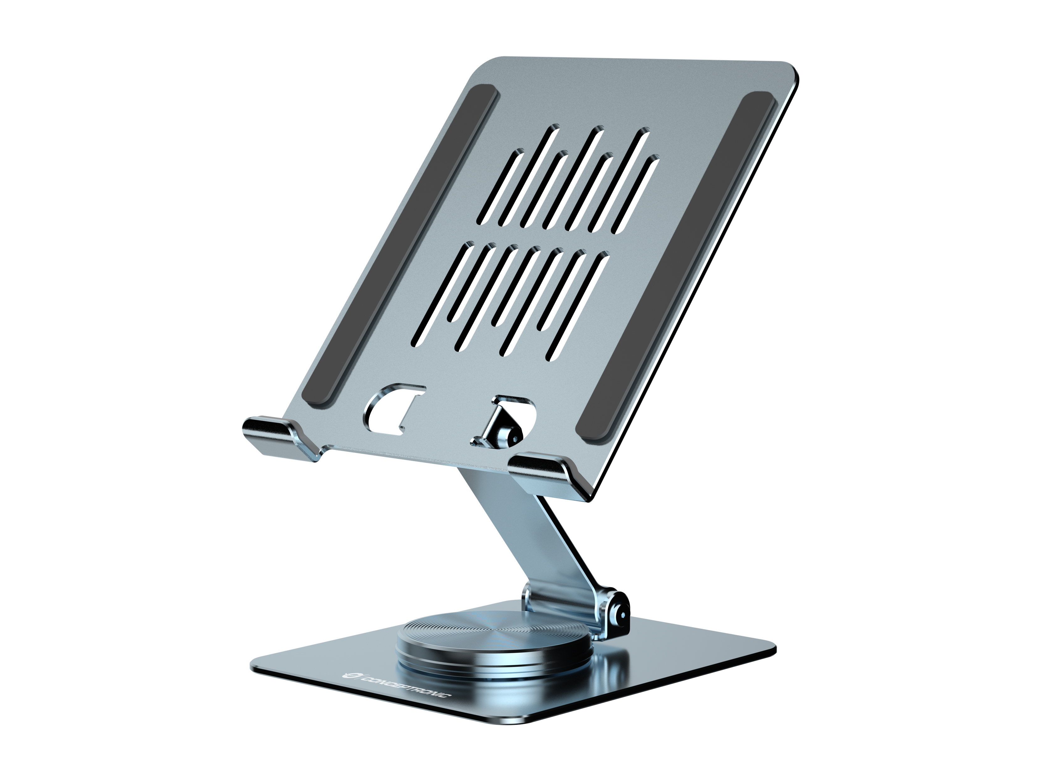 CONCEPTRONIC Tablet Halterung 360°/drehbar/höhenverst. grau
