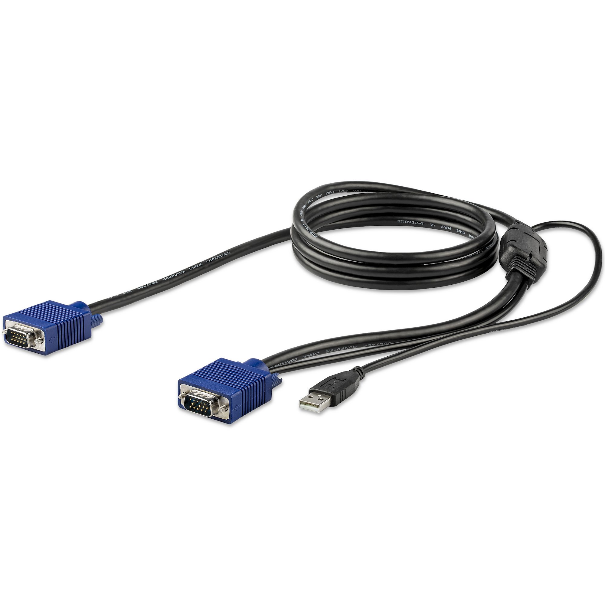 6 FT. (1.8 M) USB KVM CABLE RACKMOUNT CONSOLE CABLE