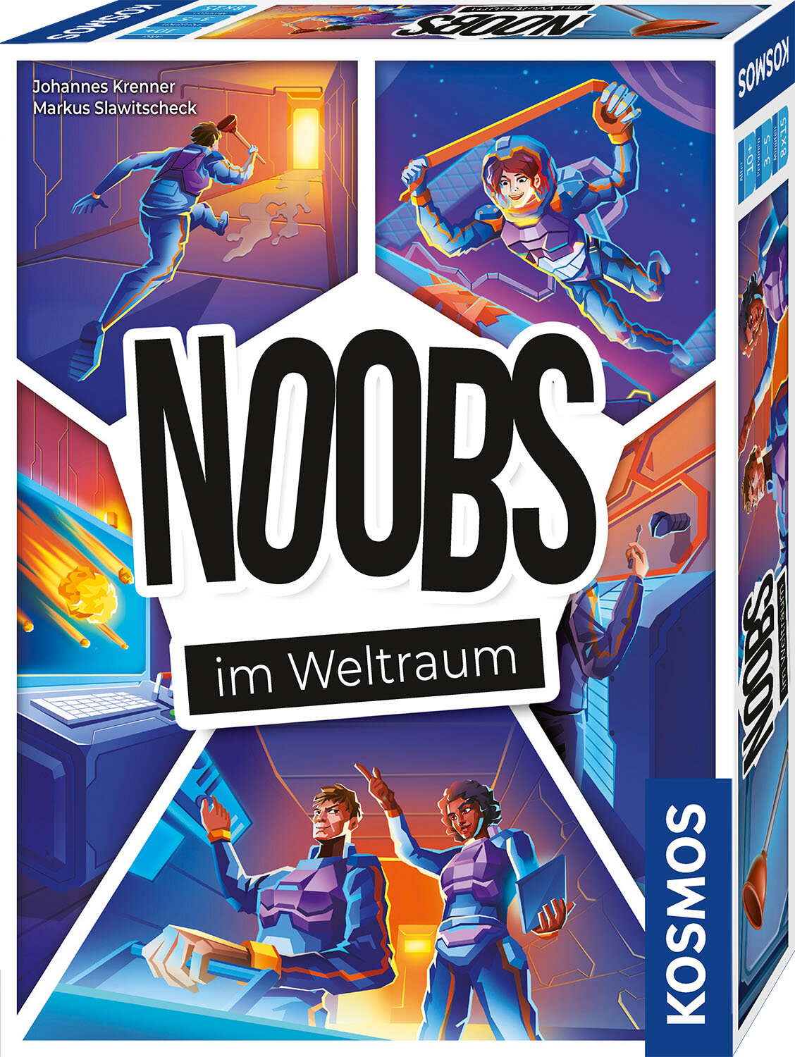 Noobs - Im Weltraum, Kartenspiel