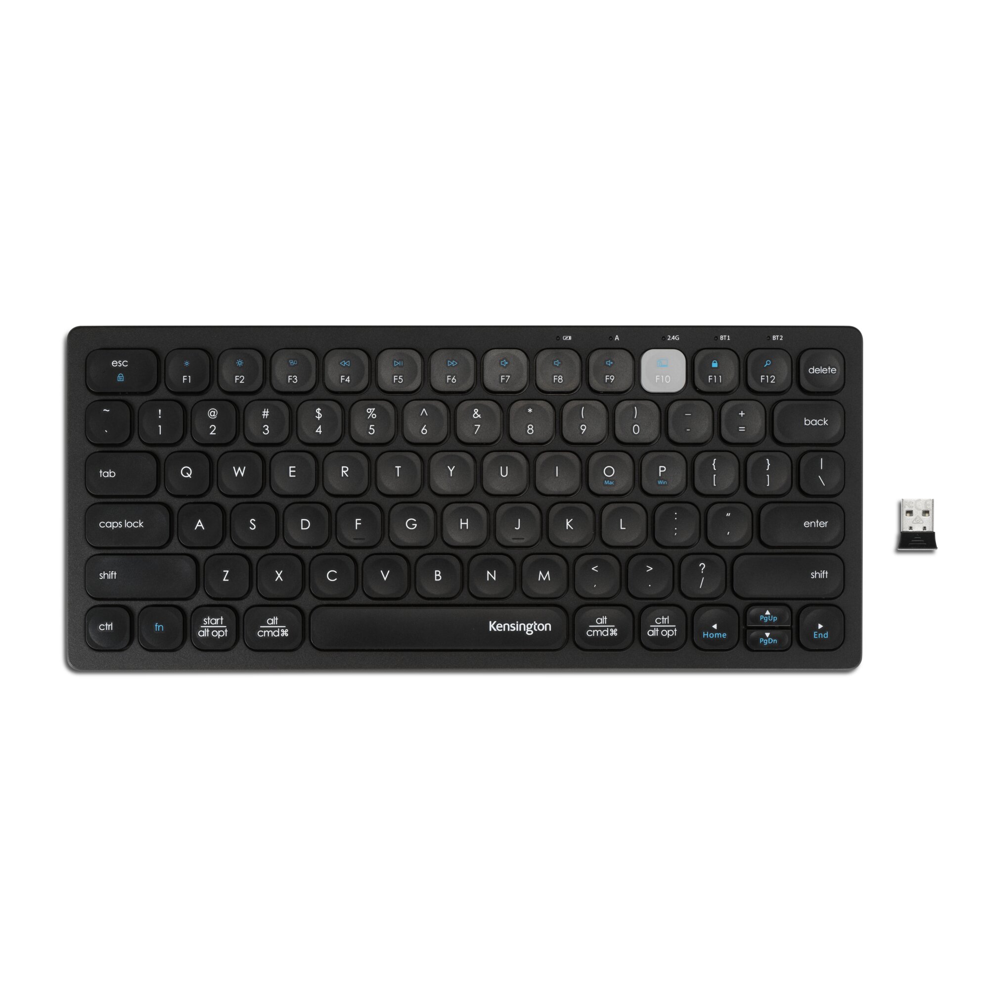 Kompakte Multi-Device Dual Wireless Tastatur