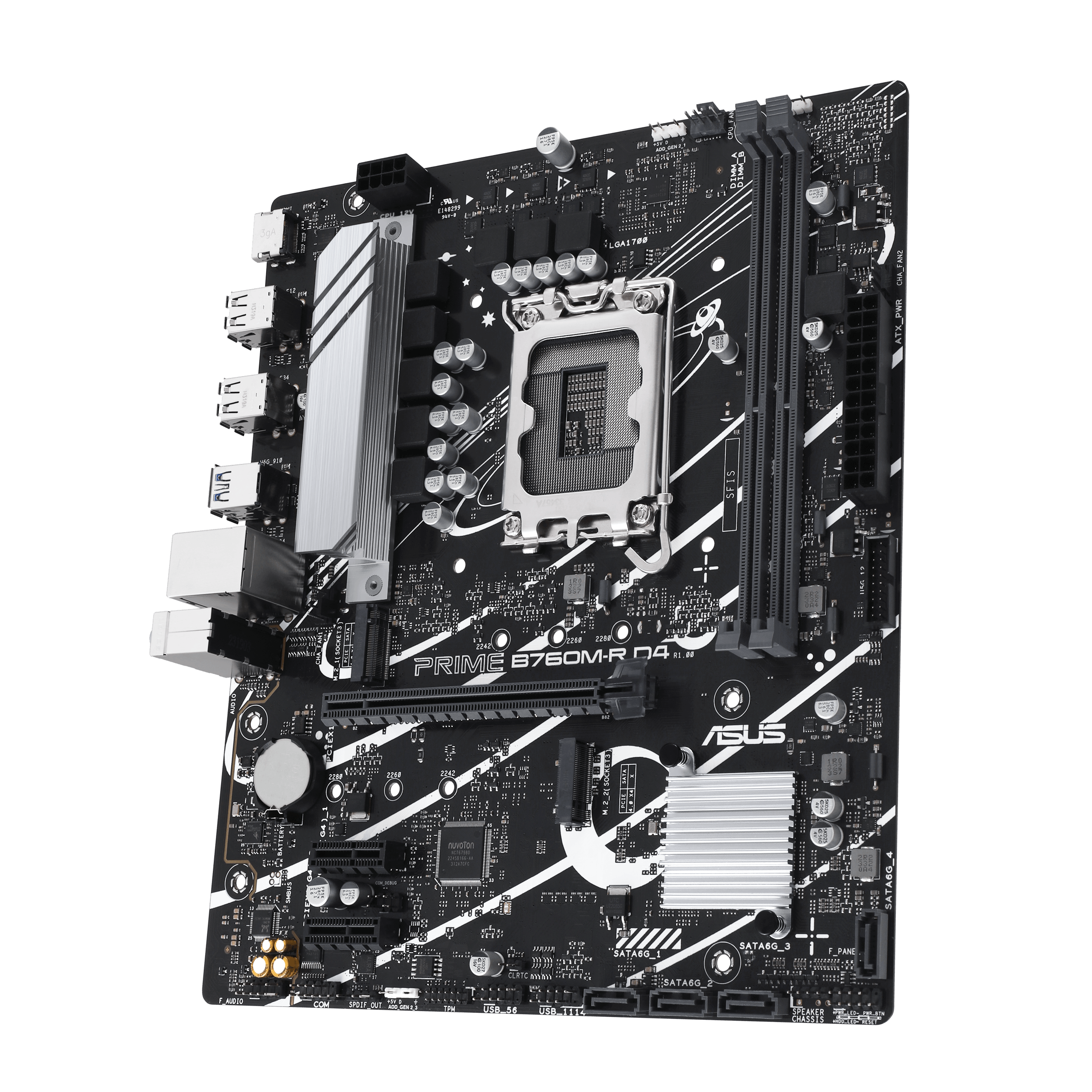 ASUS PRIME B760M-R D4 LGA1700 2xDDR4 4xSATA 2xM.2