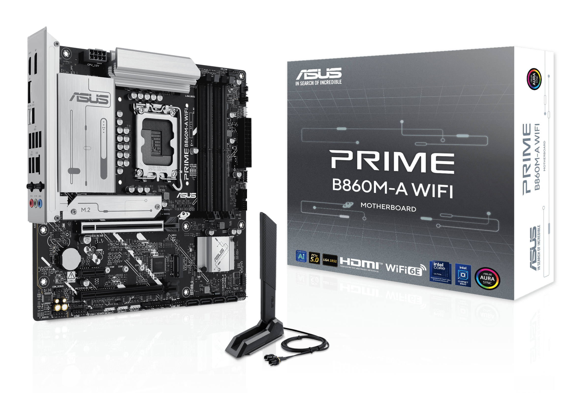 ASUS PRIME B860M-A WIFI LGA1851 DDR5 mATX MB