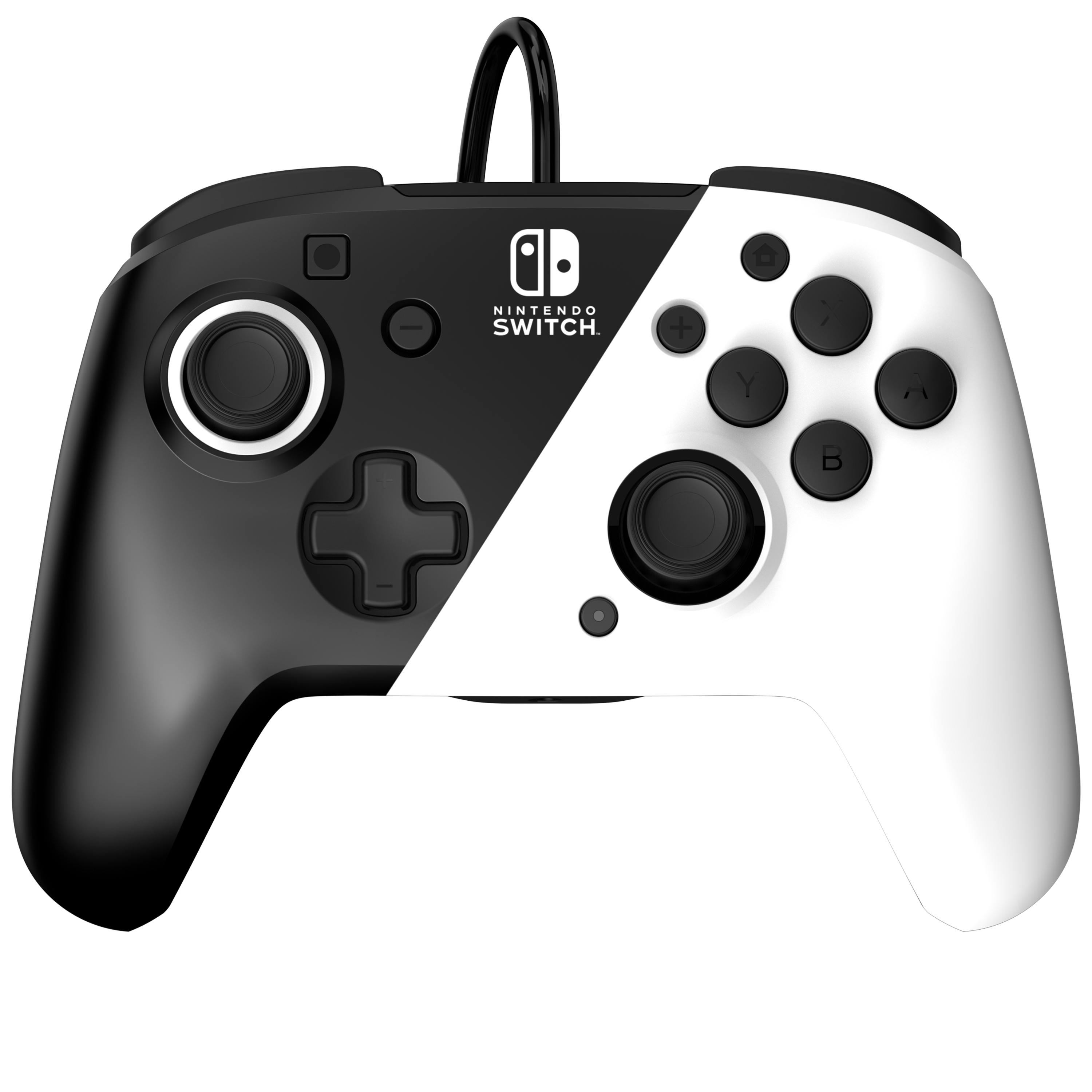 PDP Controller Faceoff Deluxe+Audio schwarz/weiß Switch