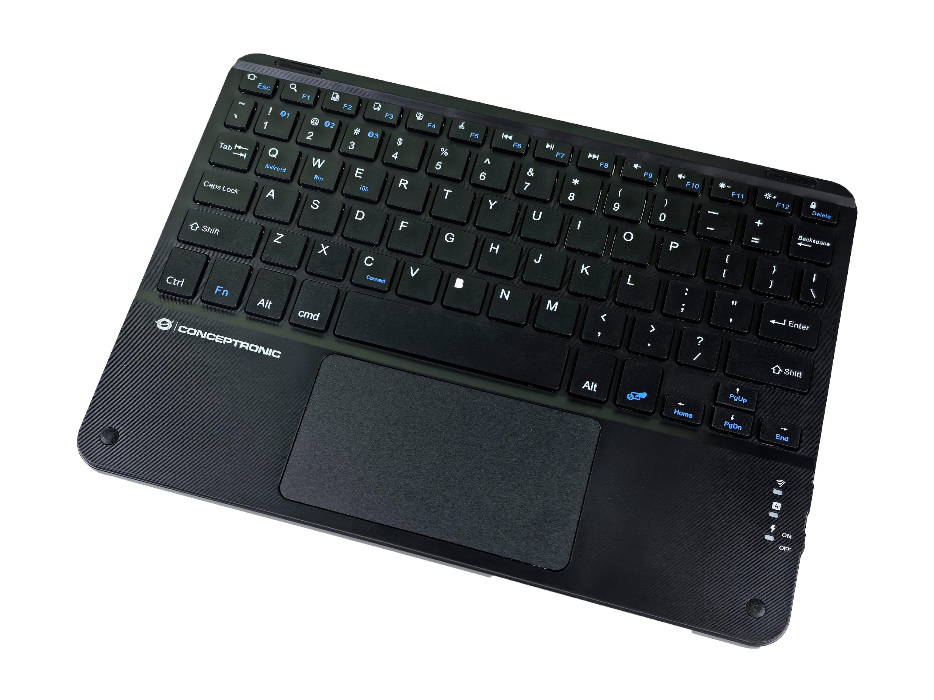 CONCEPTRONIC 10 Wireless Tastatur BT5.4 Layout US schwarz