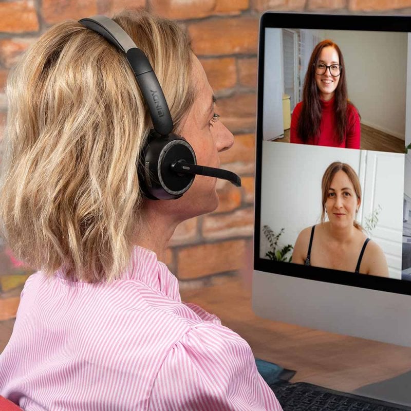 L118 Kabelloses Büro-Headset mit Ladestation (20450)