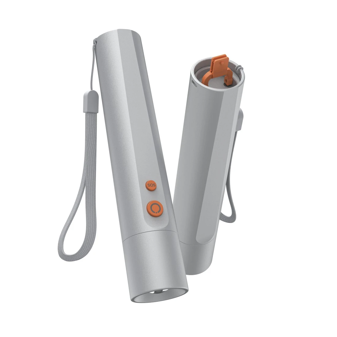 hama FL250 LED Taschenlampe silber 17,5 cm, 1 St.