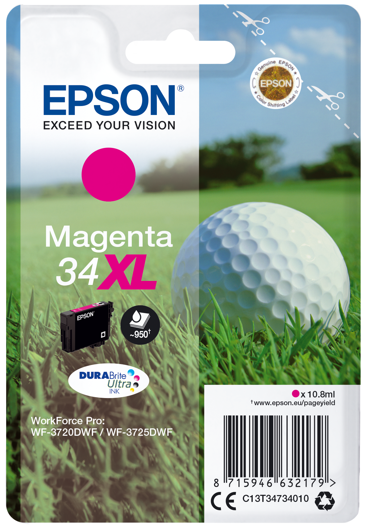 EPSON 34XL / T3473XL (Golfball) magenta Druckerpatrone