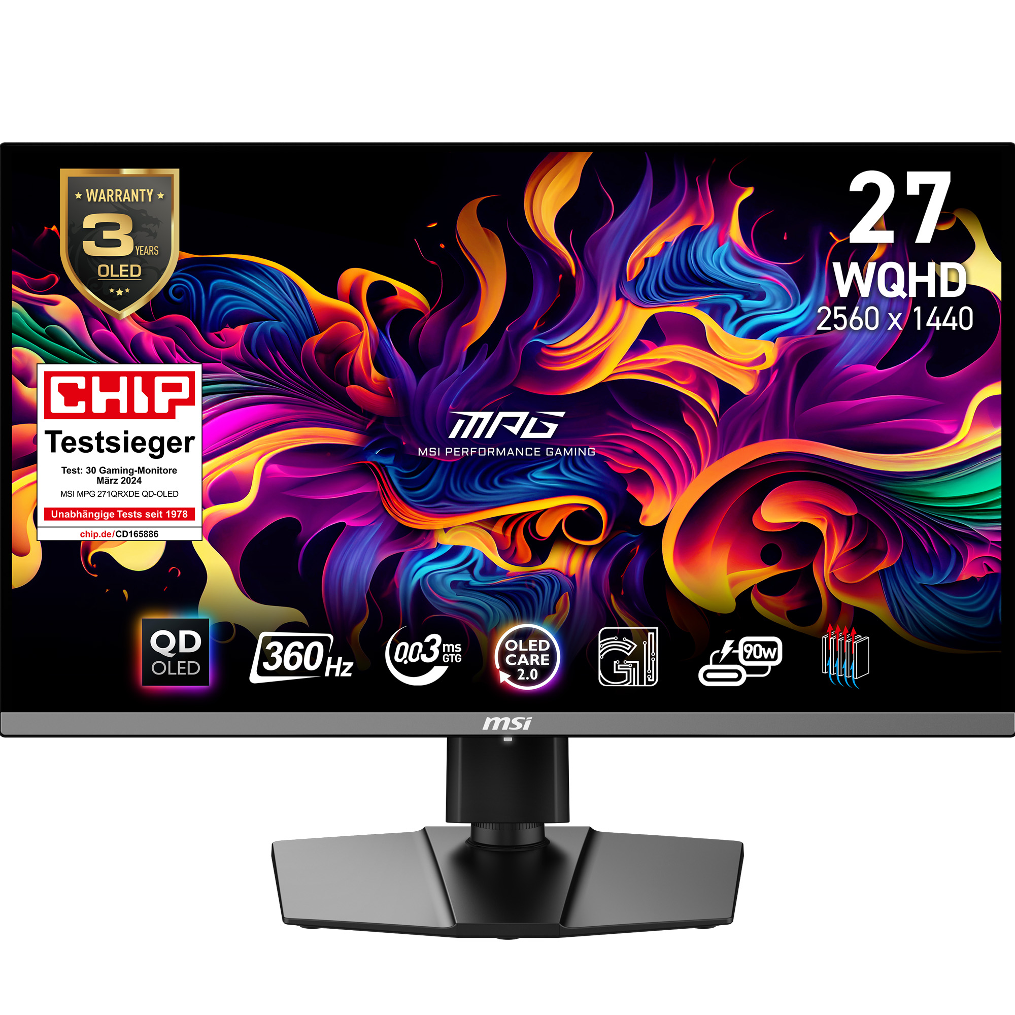 MPG 271QRXDE QD-OLED, Gaming-Monitor