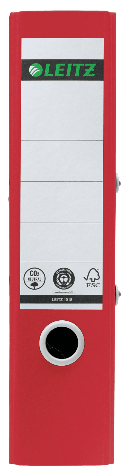 LEITZ recycle 1018 Ordner rot Karton 8,0 cm DIN A4, 1 St.