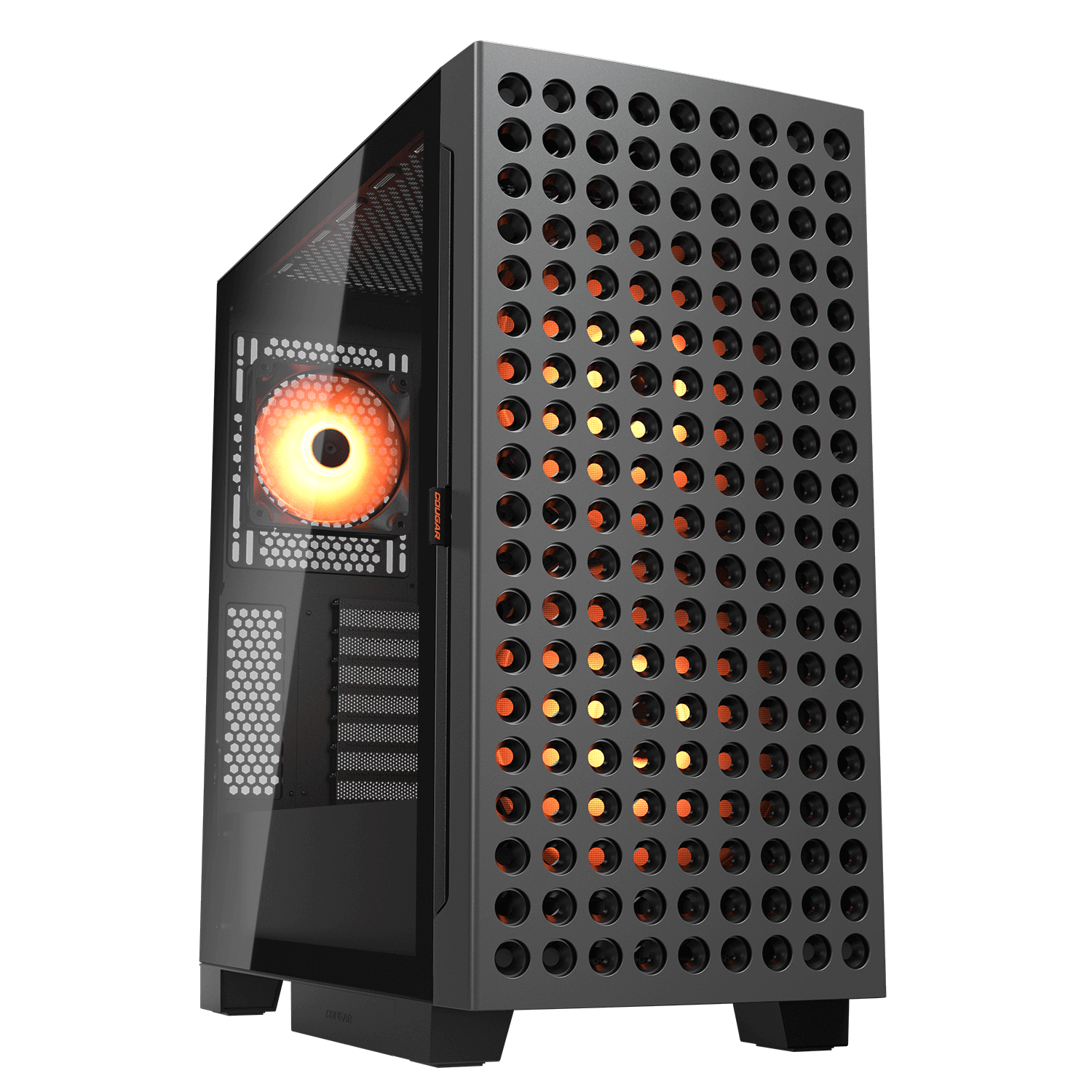 COUGAR Gehäuse Midi-Tower Airface ECO, ARGB, Schwarz