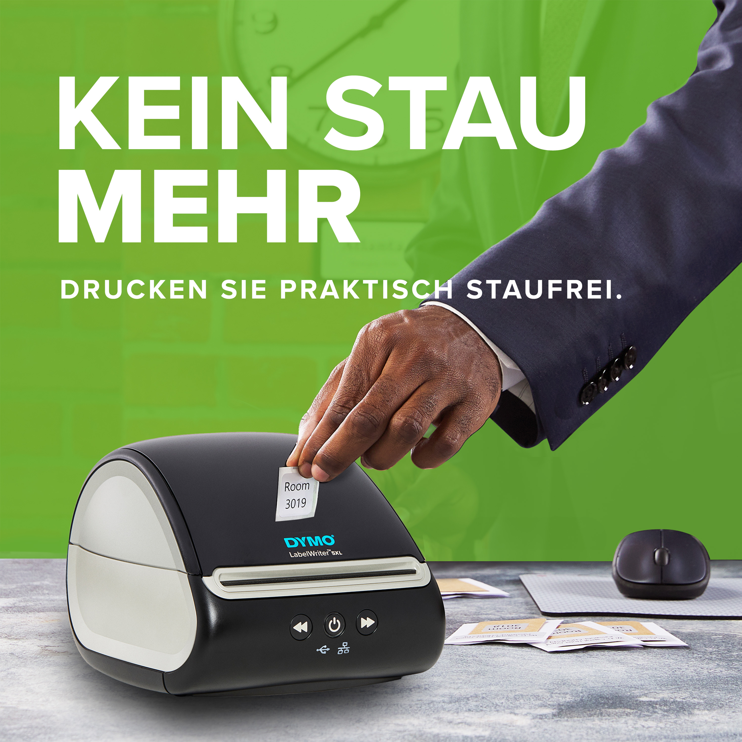 DYMO LabelWriter 5XL bis 106mm breite LW-Eti.UPS/DHL 53/Min