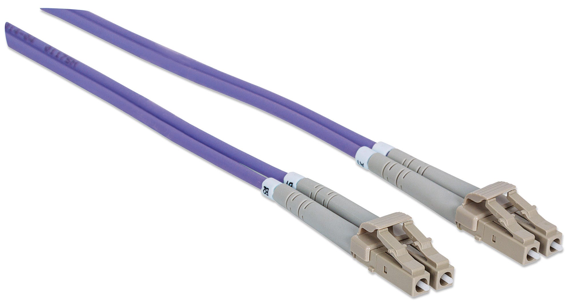 INTELLINET LWL Kabel LC/LC OM4 5m violett 50/125um Duplex Multimode