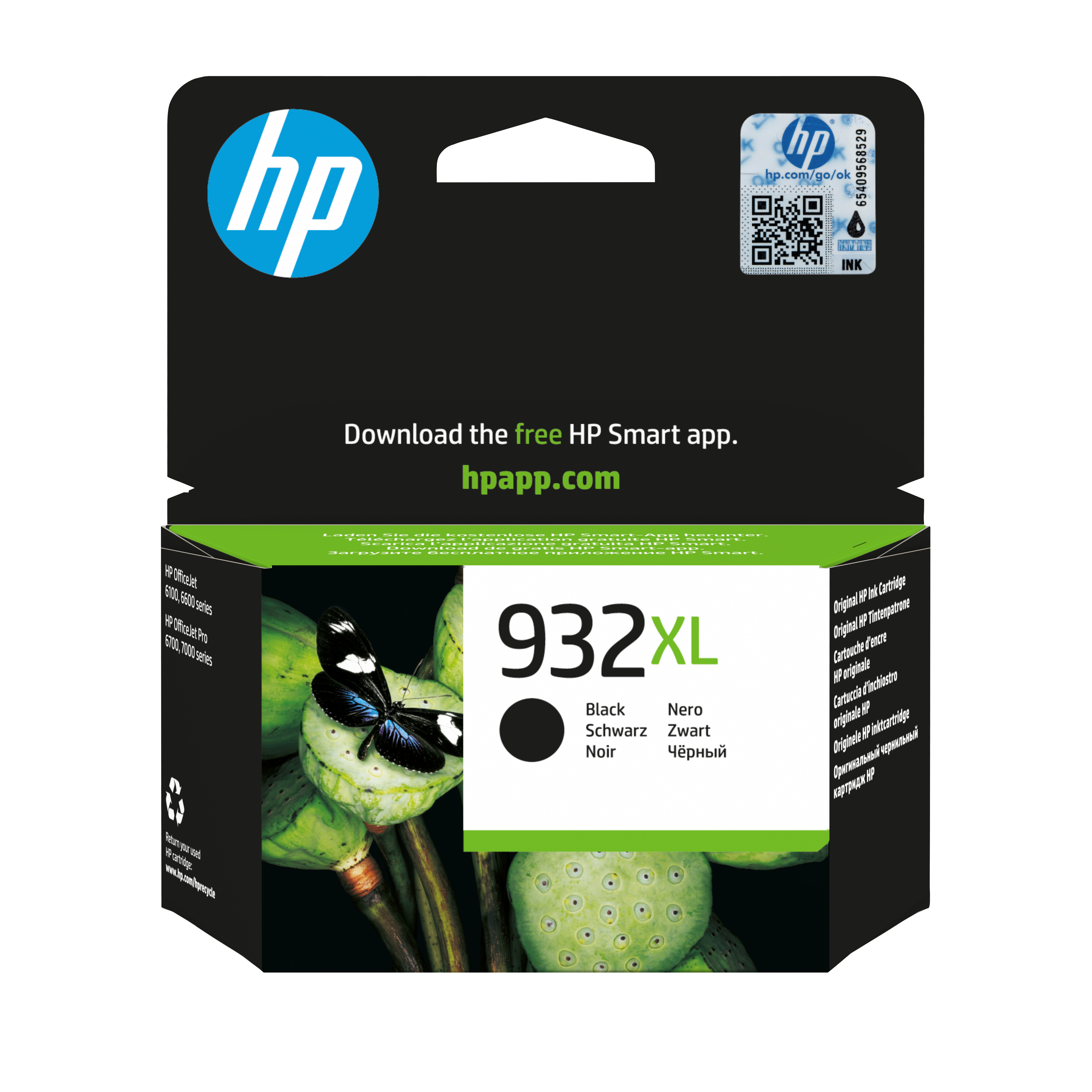 HP 932XL Schwarz Tintenpatrone