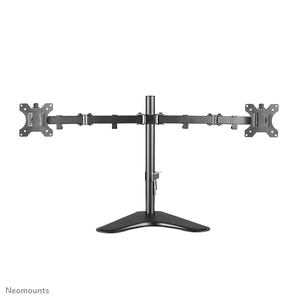 NEOMOUNTS D550DDBLACK Monitor Dual-Deskstand 25,4-81,28cm 10-32Zoll 2x8kg Volle Bewegung Neigen Schwenken Pivo Tischständ