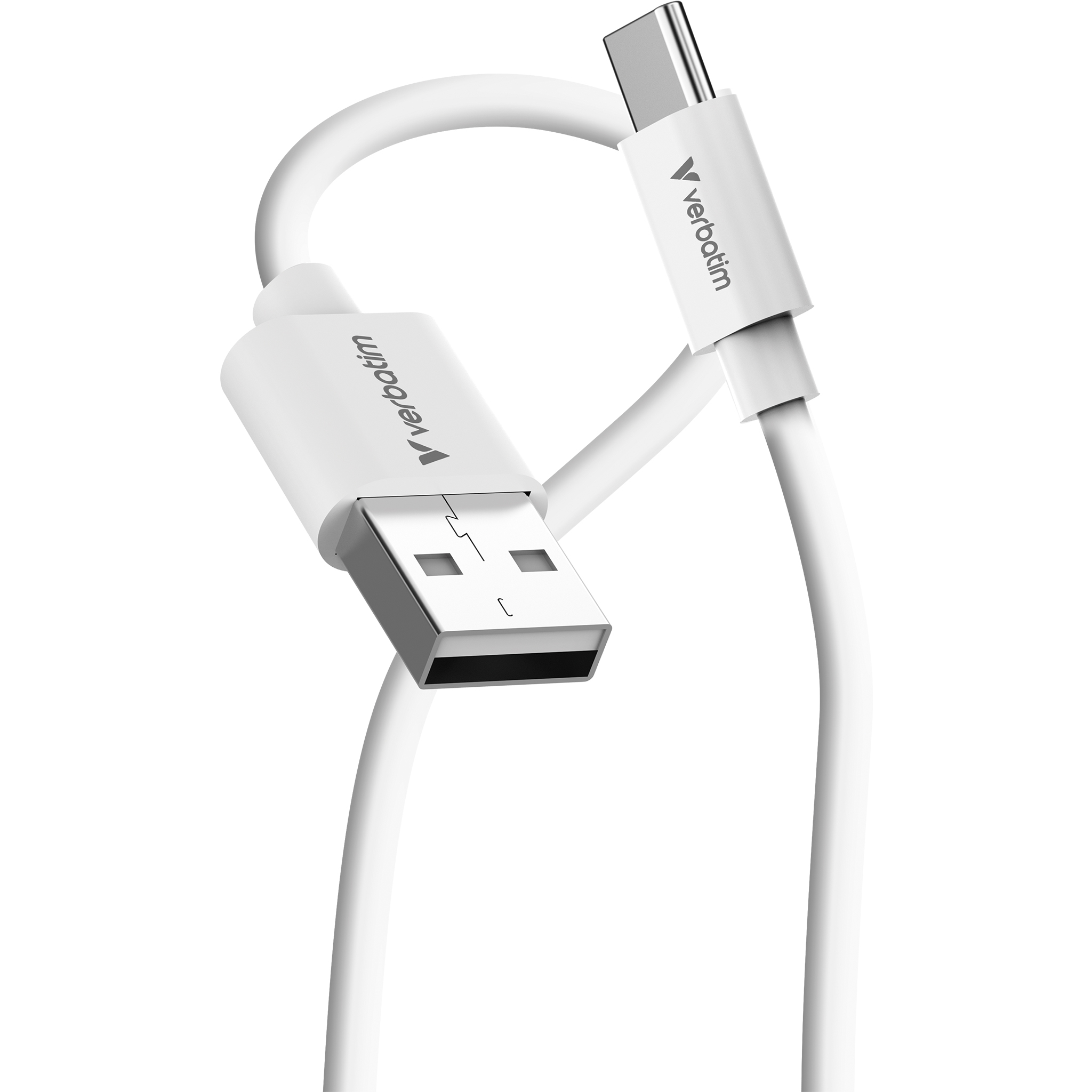 Verbatim Sync & Charge USB-A to USB-C 18W 100cm - 2 Pack