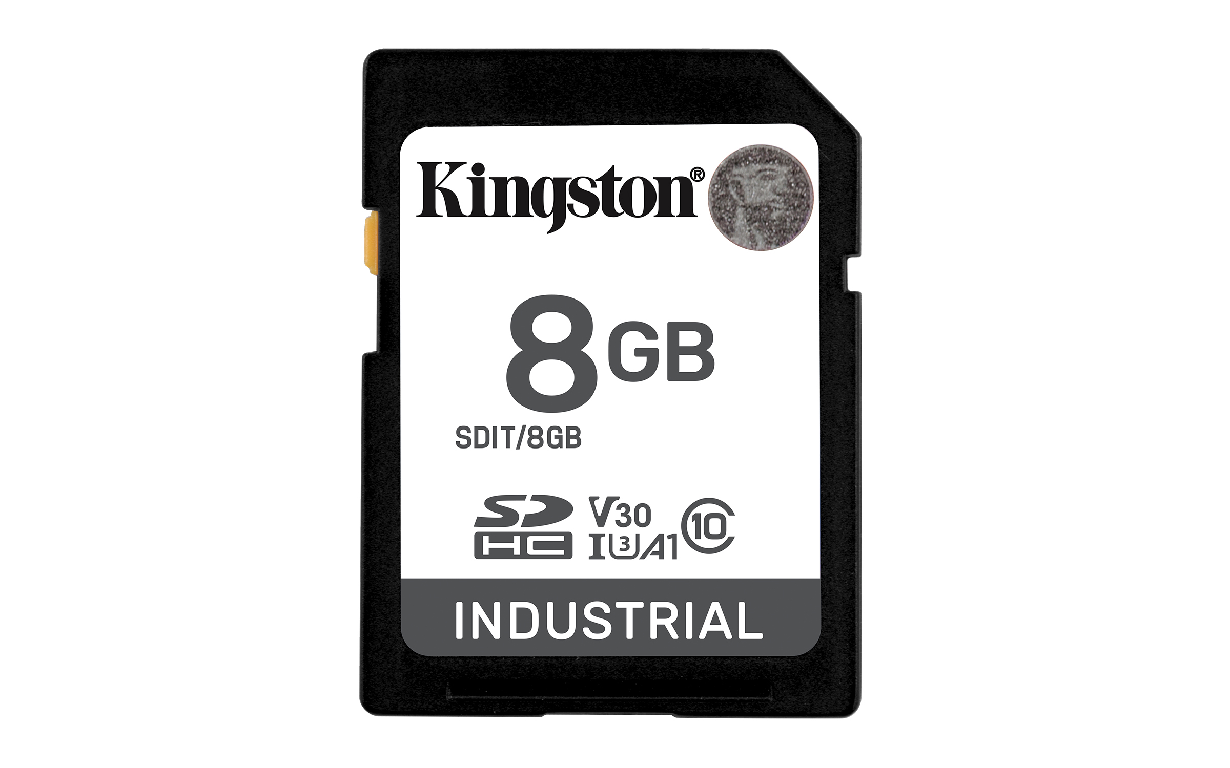 KINGSTON 8GB SDHC Industrial -40C to 85C C10 UHS-I U3 V30 A1 pSLC