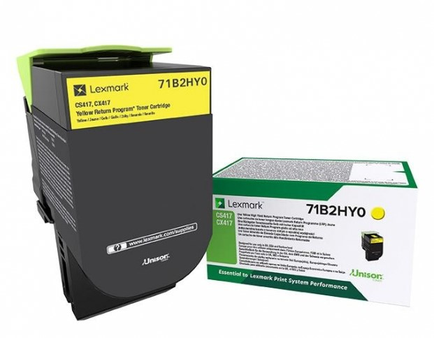 Lexmark 71B2HY0 gelb Toner