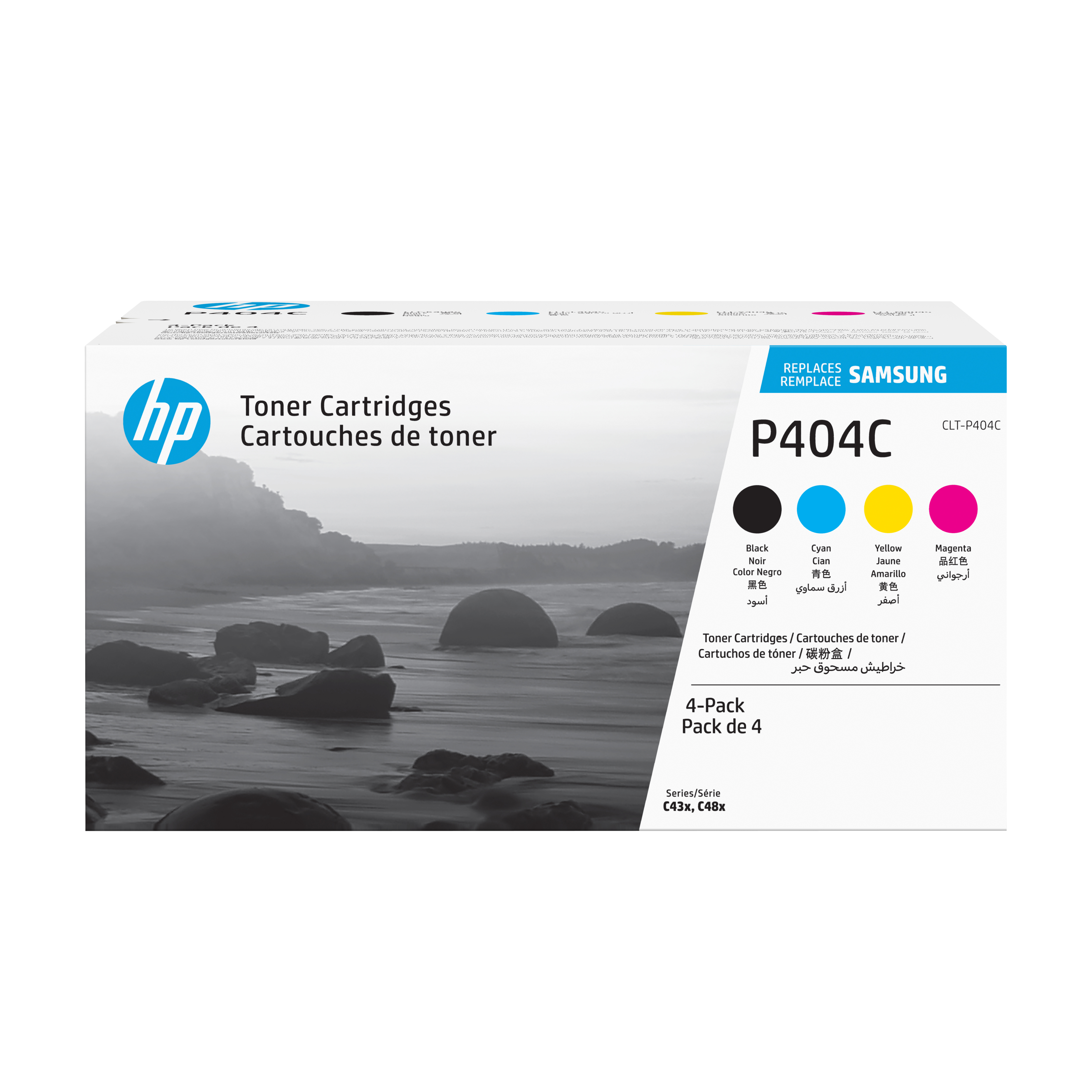 HP ersetzt Samsung CLT-P404C 4er Pack Schwarz Farbe Toner